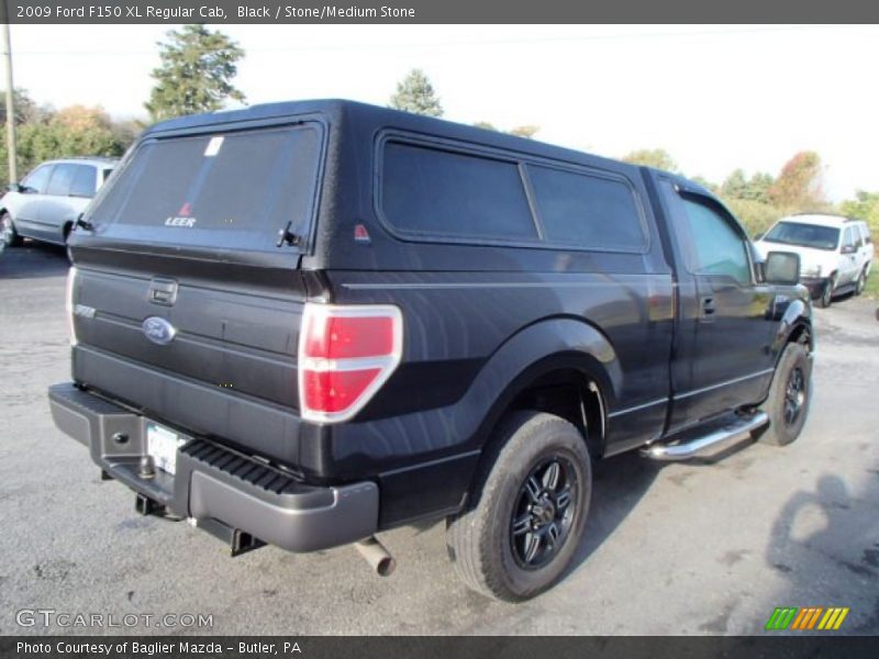 Black / Stone/Medium Stone 2009 Ford F150 XL Regular Cab