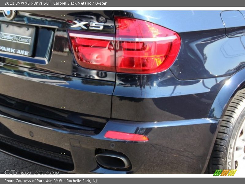 Carbon Black Metallic / Oyster 2011 BMW X5 xDrive 50i