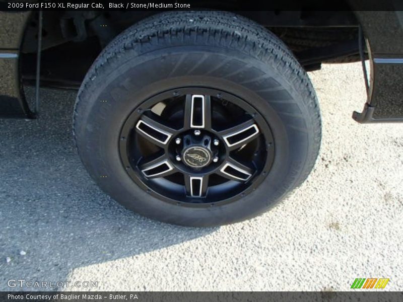 Black / Stone/Medium Stone 2009 Ford F150 XL Regular Cab