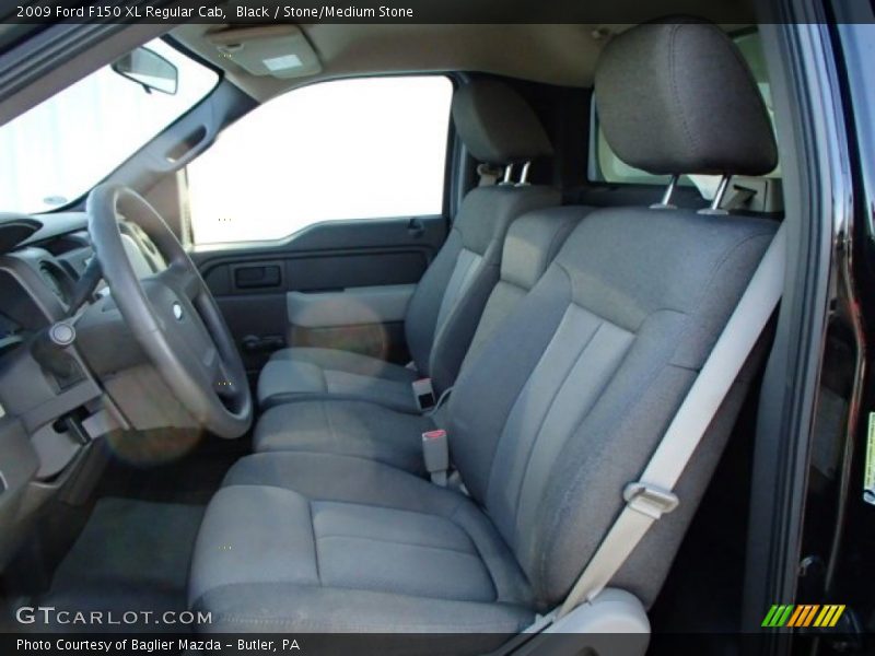 Black / Stone/Medium Stone 2009 Ford F150 XL Regular Cab