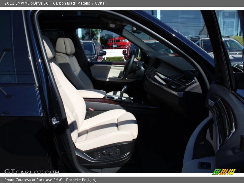 Carbon Black Metallic / Oyster 2011 BMW X5 xDrive 50i