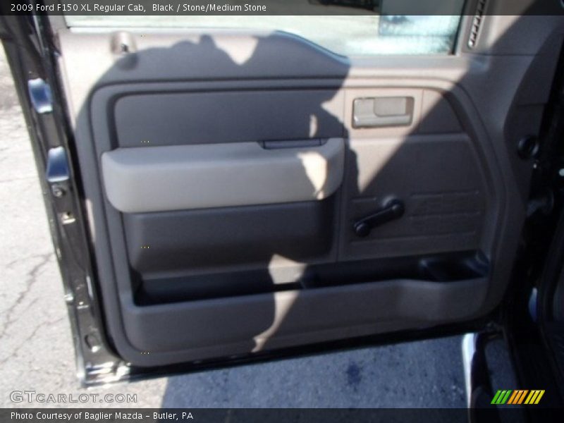 Black / Stone/Medium Stone 2009 Ford F150 XL Regular Cab