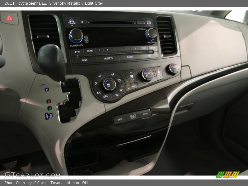 Silver Sky Metallic / Light Gray 2011 Toyota Sienna LE