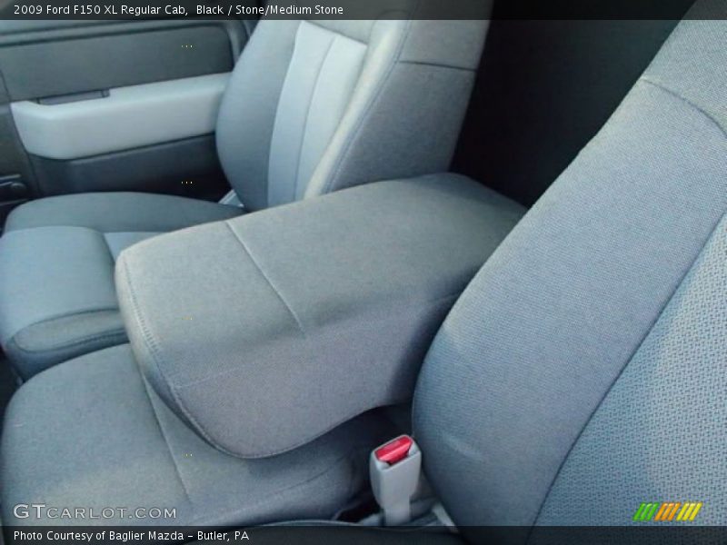 Black / Stone/Medium Stone 2009 Ford F150 XL Regular Cab