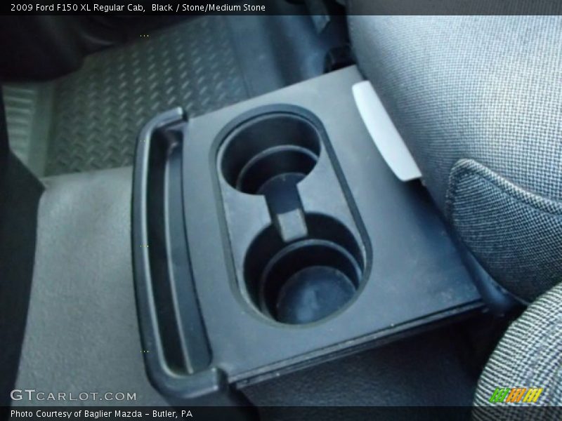 Black / Stone/Medium Stone 2009 Ford F150 XL Regular Cab