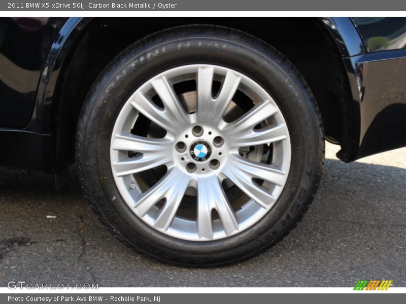 Carbon Black Metallic / Oyster 2011 BMW X5 xDrive 50i