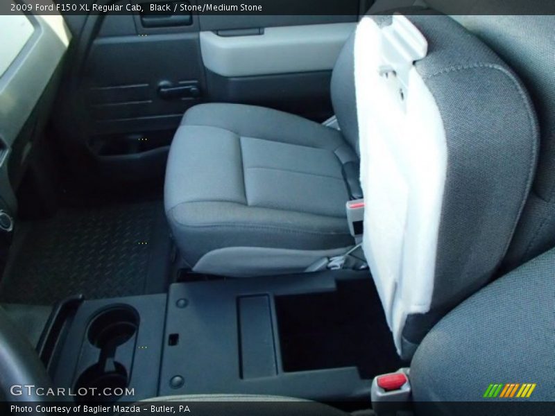 Black / Stone/Medium Stone 2009 Ford F150 XL Regular Cab