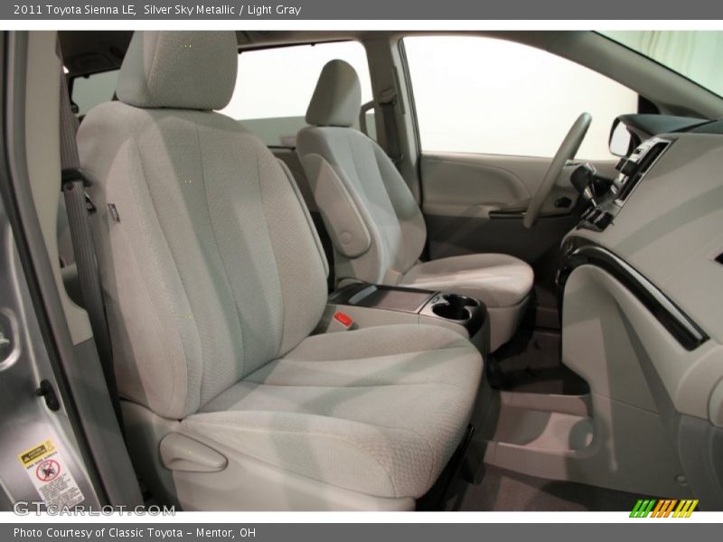 Silver Sky Metallic / Light Gray 2011 Toyota Sienna LE