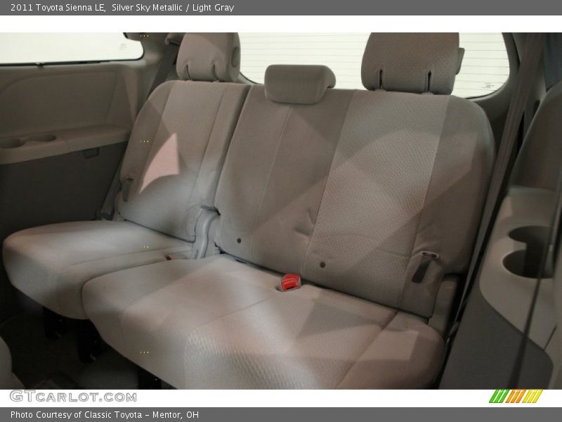 Silver Sky Metallic / Light Gray 2011 Toyota Sienna LE