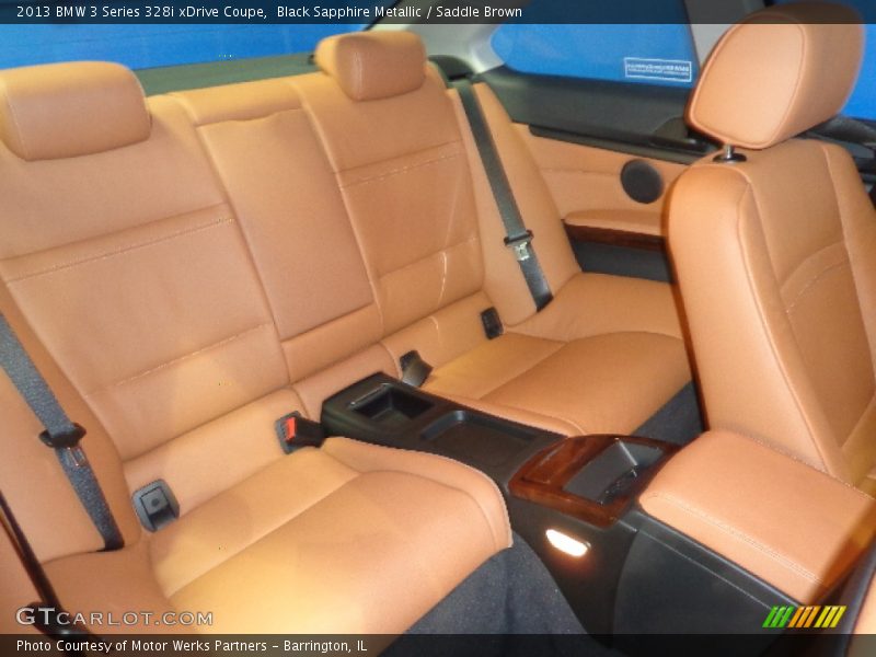 Rear Seat of 2013 3 Series 328i xDrive Coupe