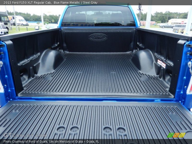 Blue Flame Metallic / Steel Gray 2013 Ford F150 XLT Regular Cab