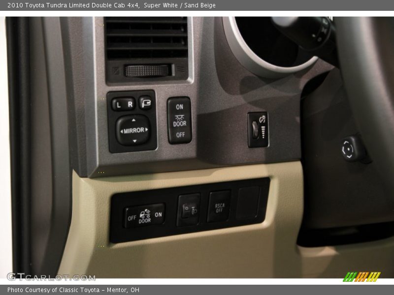 Super White / Sand Beige 2010 Toyota Tundra Limited Double Cab 4x4