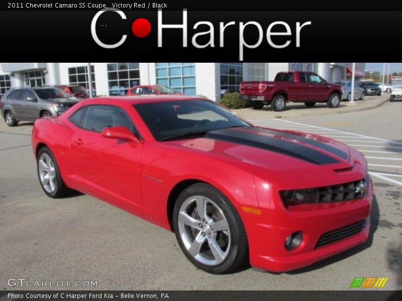 Victory Red / Black 2011 Chevrolet Camaro SS Coupe