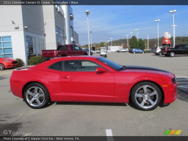 Victory Red / Black 2011 Chevrolet Camaro SS Coupe