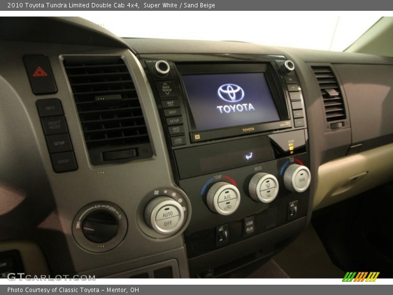 Super White / Sand Beige 2010 Toyota Tundra Limited Double Cab 4x4