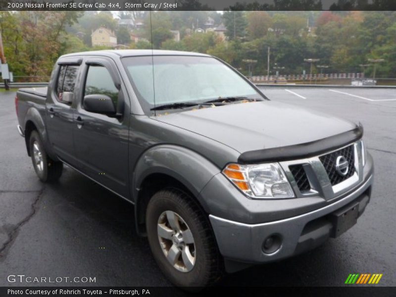Storm Gray / Steel 2009 Nissan Frontier SE Crew Cab 4x4