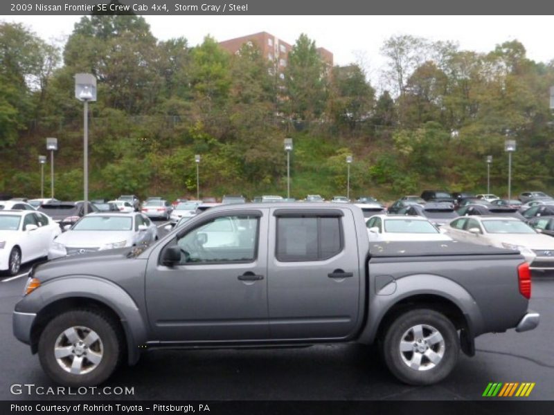 Storm Gray / Steel 2009 Nissan Frontier SE Crew Cab 4x4