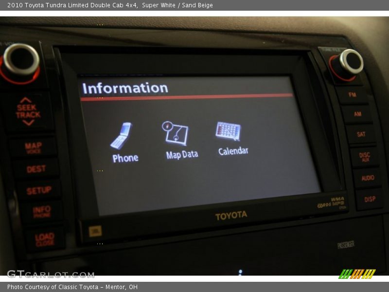 Super White / Sand Beige 2010 Toyota Tundra Limited Double Cab 4x4