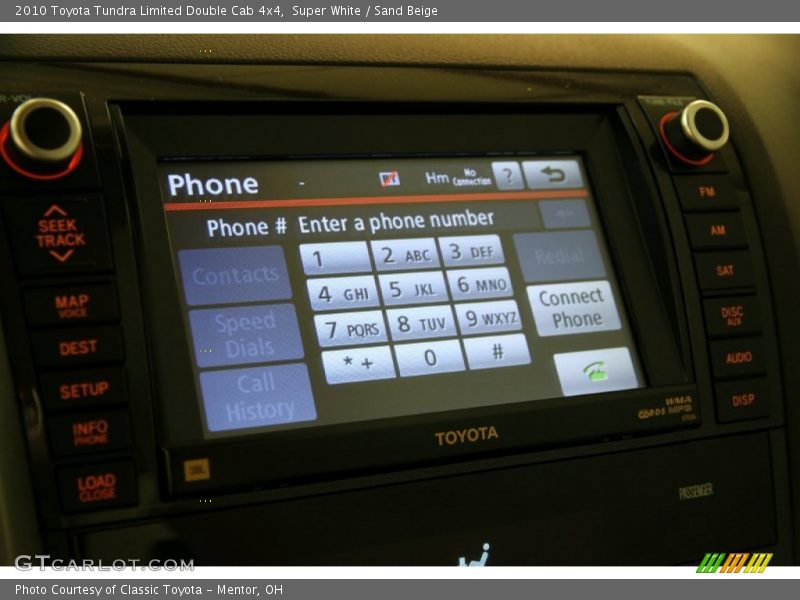 Super White / Sand Beige 2010 Toyota Tundra Limited Double Cab 4x4