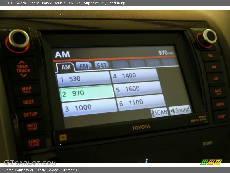 Super White / Sand Beige 2010 Toyota Tundra Limited Double Cab 4x4