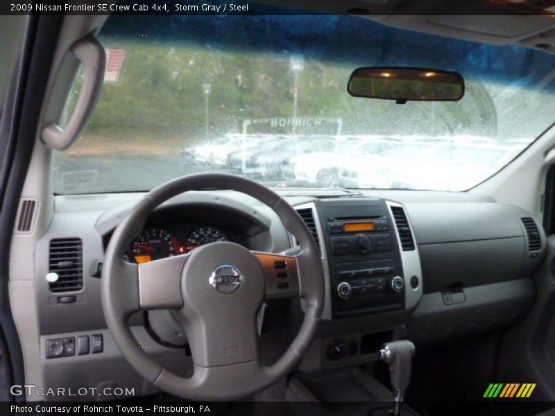 Storm Gray / Steel 2009 Nissan Frontier SE Crew Cab 4x4