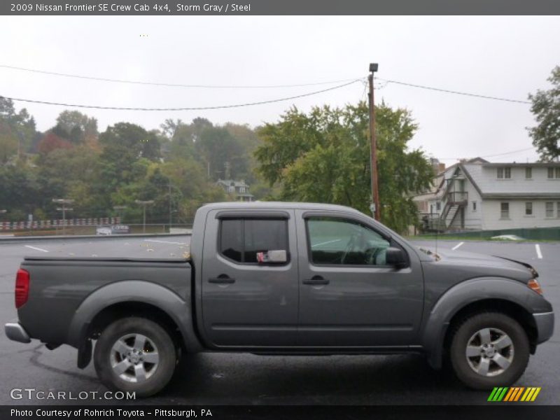 Storm Gray / Steel 2009 Nissan Frontier SE Crew Cab 4x4