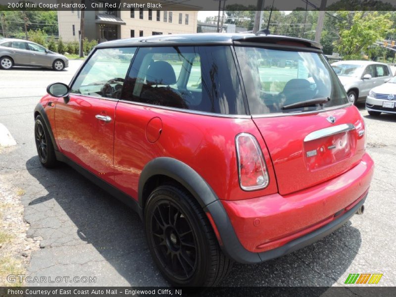 Chili Red / Panther Black 2006 Mini Cooper Hardtop