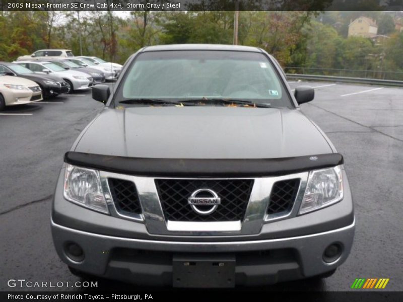 Storm Gray / Steel 2009 Nissan Frontier SE Crew Cab 4x4