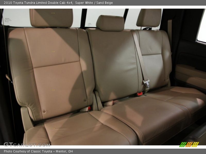 Super White / Sand Beige 2010 Toyota Tundra Limited Double Cab 4x4