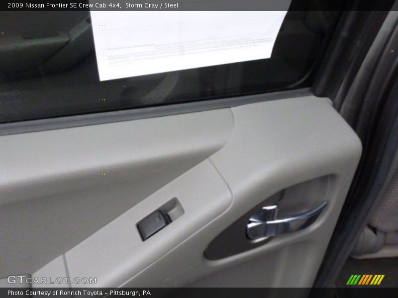 Storm Gray / Steel 2009 Nissan Frontier SE Crew Cab 4x4