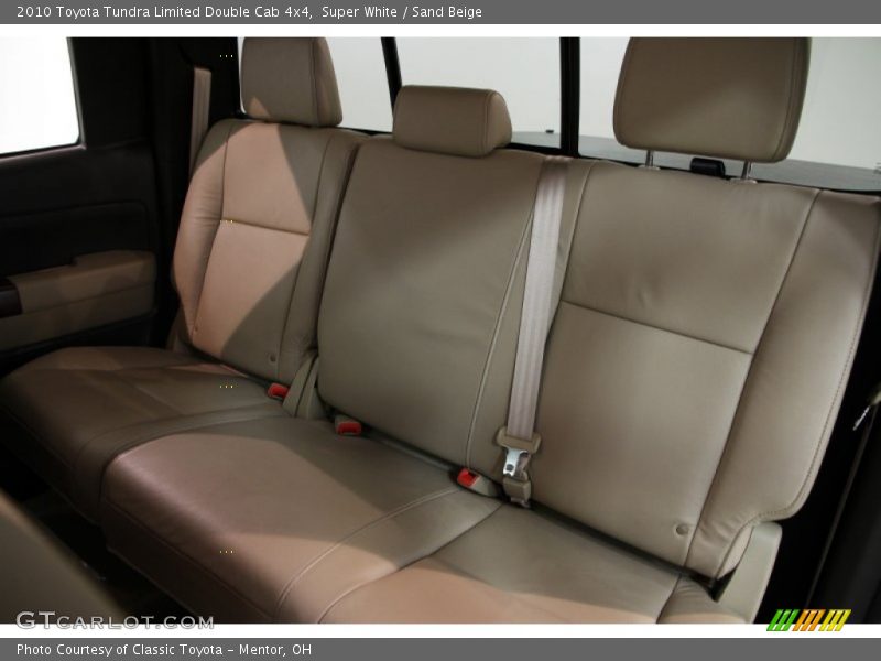 Super White / Sand Beige 2010 Toyota Tundra Limited Double Cab 4x4