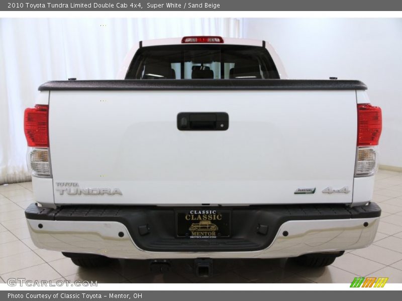 Super White / Sand Beige 2010 Toyota Tundra Limited Double Cab 4x4