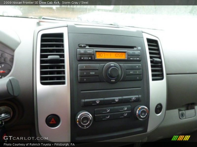 Storm Gray / Steel 2009 Nissan Frontier SE Crew Cab 4x4