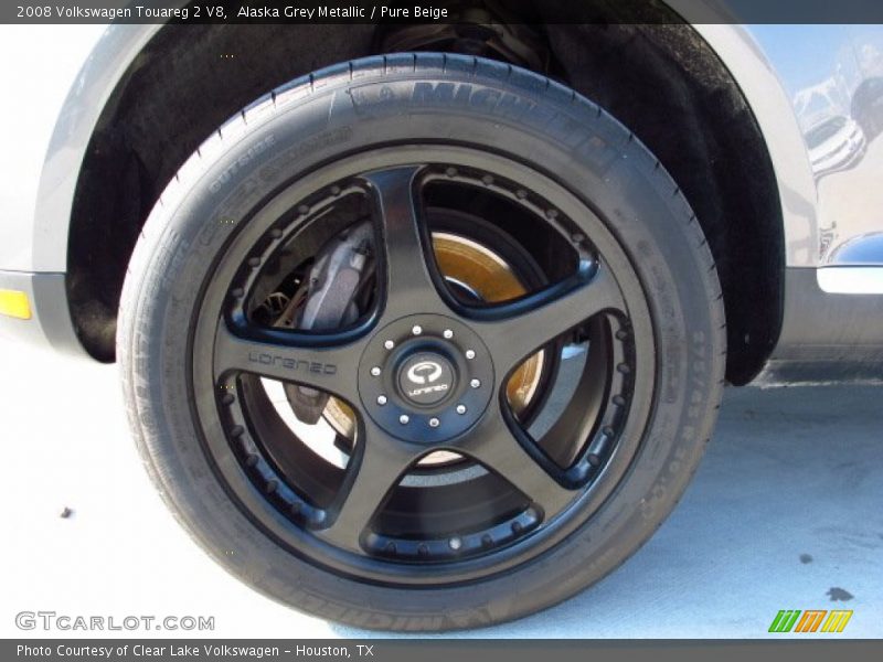 Alaska Grey Metallic / Pure Beige 2008 Volkswagen Touareg 2 V8
