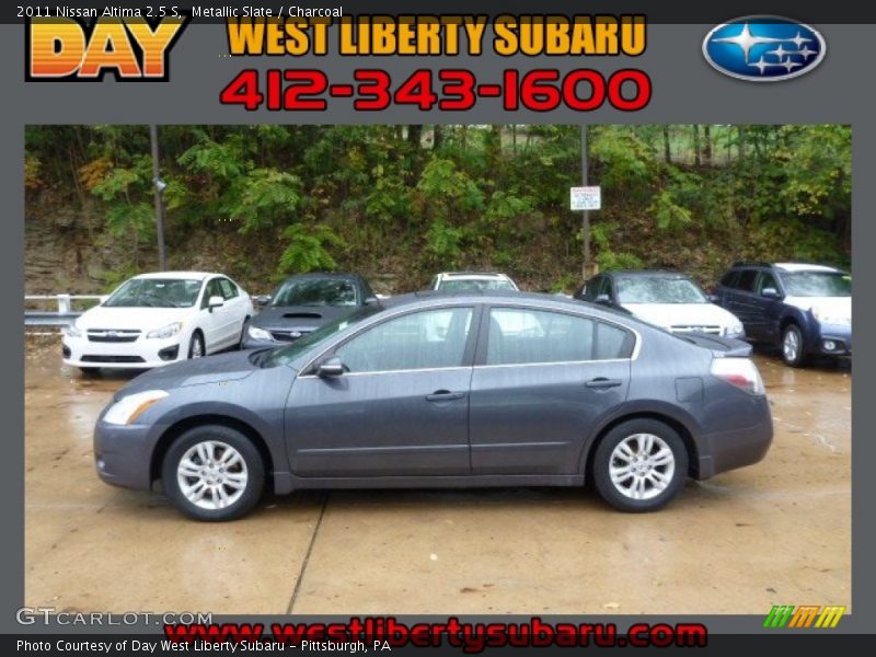 Metallic Slate / Charcoal 2011 Nissan Altima 2.5 S