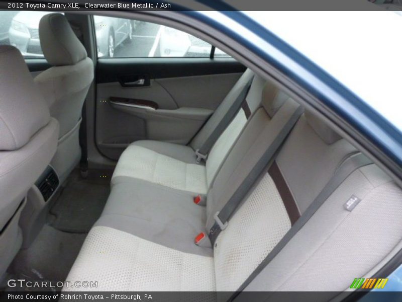 Clearwater Blue Metallic / Ash 2012 Toyota Camry XLE