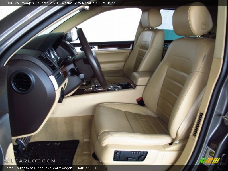 Alaska Grey Metallic / Pure Beige 2008 Volkswagen Touareg 2 V8