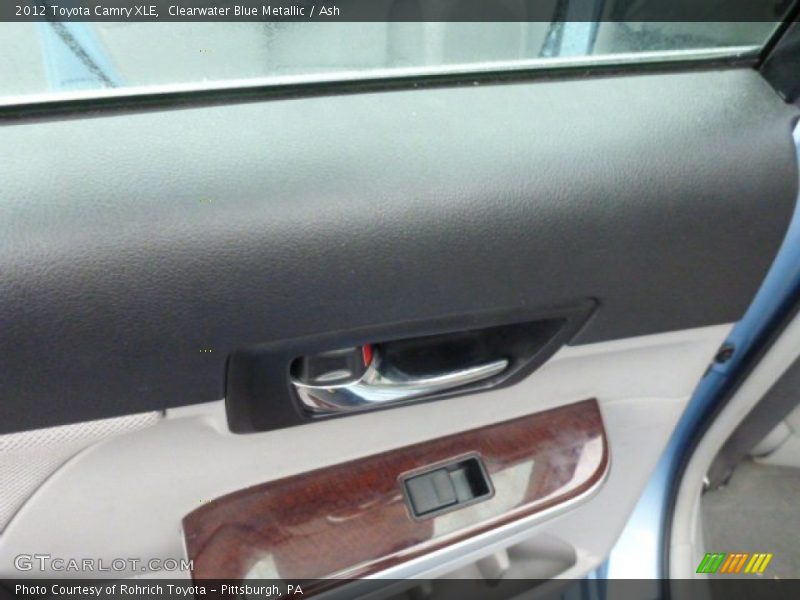 Clearwater Blue Metallic / Ash 2012 Toyota Camry XLE