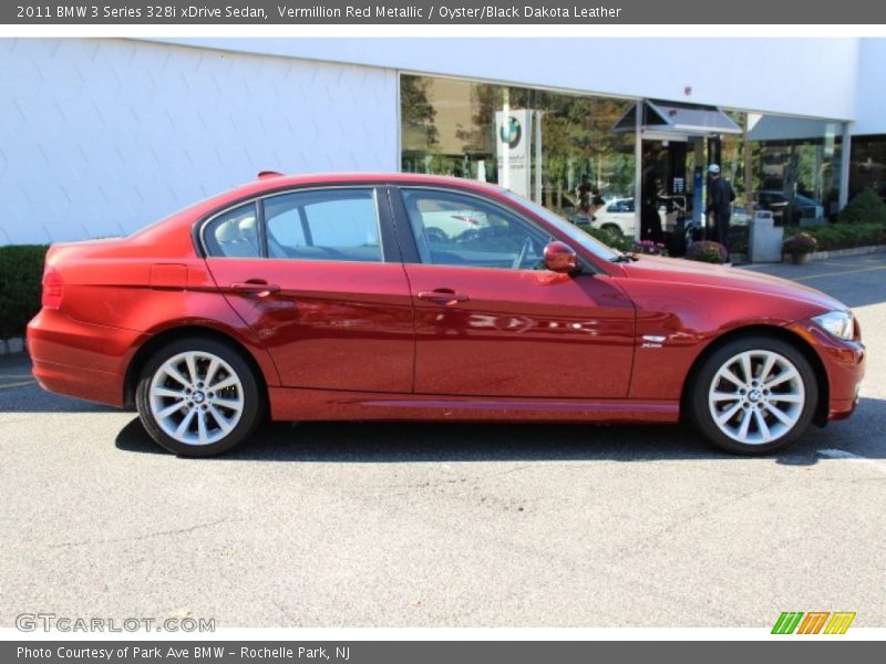 Vermillion Red Metallic / Oyster/Black Dakota Leather 2011 BMW 3 Series 328i xDrive Sedan
