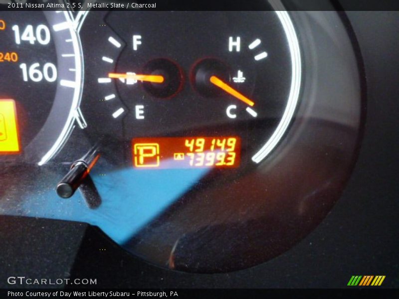 Metallic Slate / Charcoal 2011 Nissan Altima 2.5 S