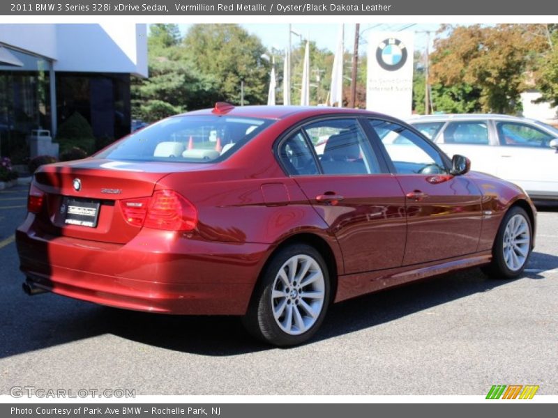 Vermillion Red Metallic / Oyster/Black Dakota Leather 2011 BMW 3 Series 328i xDrive Sedan