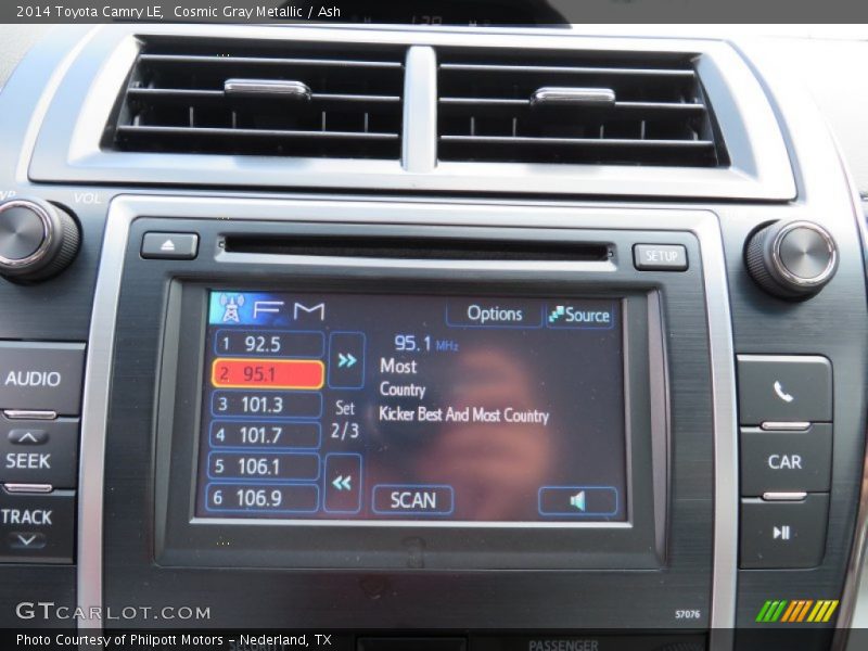 Cosmic Gray Metallic / Ash 2014 Toyota Camry LE