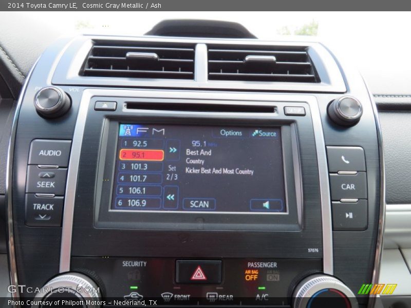 Cosmic Gray Metallic / Ash 2014 Toyota Camry LE