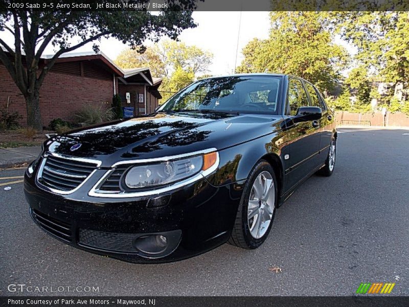 Jet Black Metallic / Black 2009 Saab 9-5 Aero Sedan
