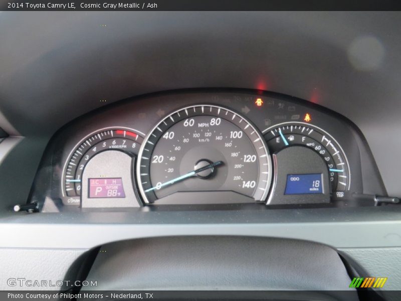Cosmic Gray Metallic / Ash 2014 Toyota Camry LE