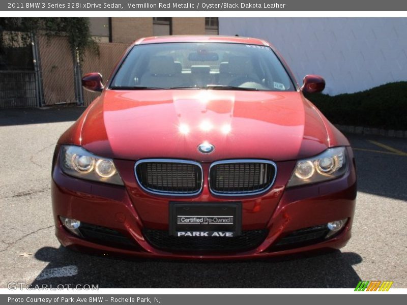 Vermillion Red Metallic / Oyster/Black Dakota Leather 2011 BMW 3 Series 328i xDrive Sedan