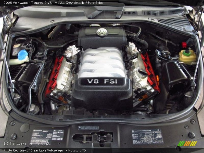 Alaska Grey Metallic / Pure Beige 2008 Volkswagen Touareg 2 V8