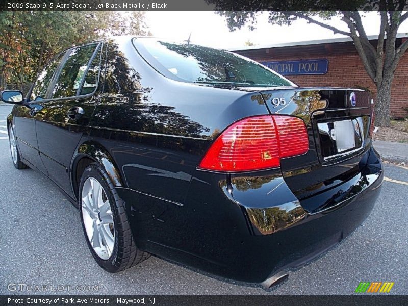 Jet Black Metallic / Black 2009 Saab 9-5 Aero Sedan