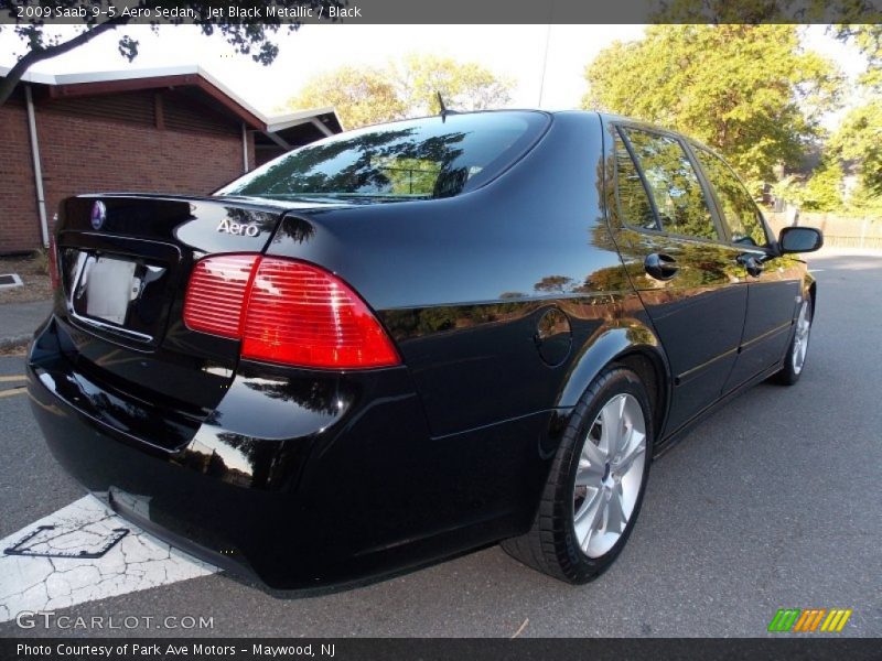 Jet Black Metallic / Black 2009 Saab 9-5 Aero Sedan