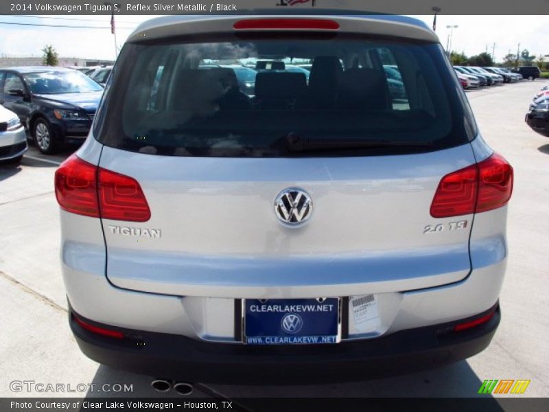 Reflex Silver Metallic / Black 2014 Volkswagen Tiguan S
